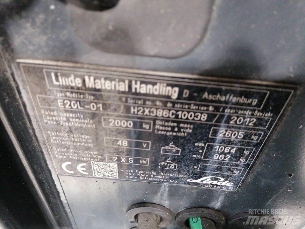 Linde E20L-01 Chariots élévateurs électriques