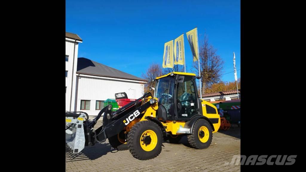 JCB 406 Chargeur frontal, fourche