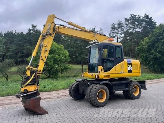 Komatsu PW 160 ES-7K Pelle sur pneus