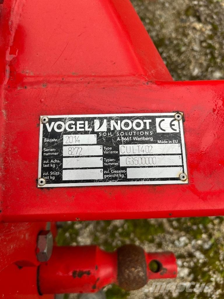 Voogel Noot Cult-402 Charrue à dents