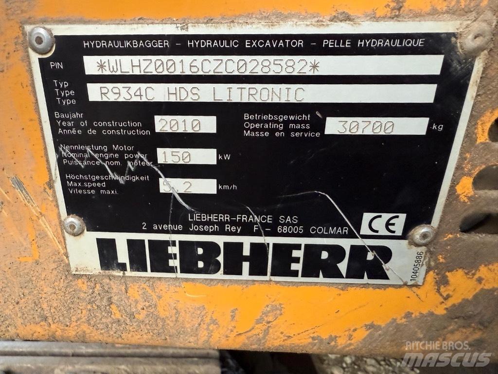 Liebherr R 934 C Pelle sur chenilles