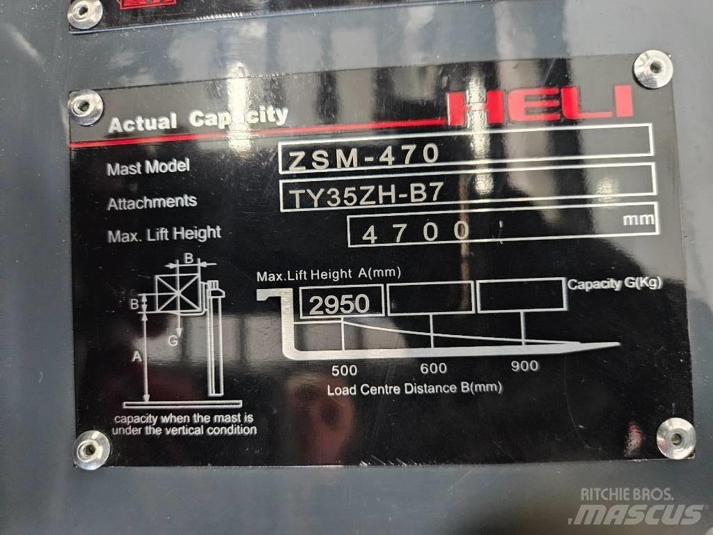 Heli CPCD 35 KU17G3 Chariots diesel