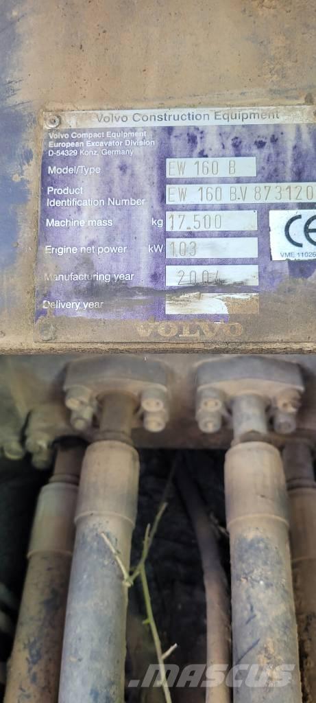 Volvo EW 160 Pelle sur pneus