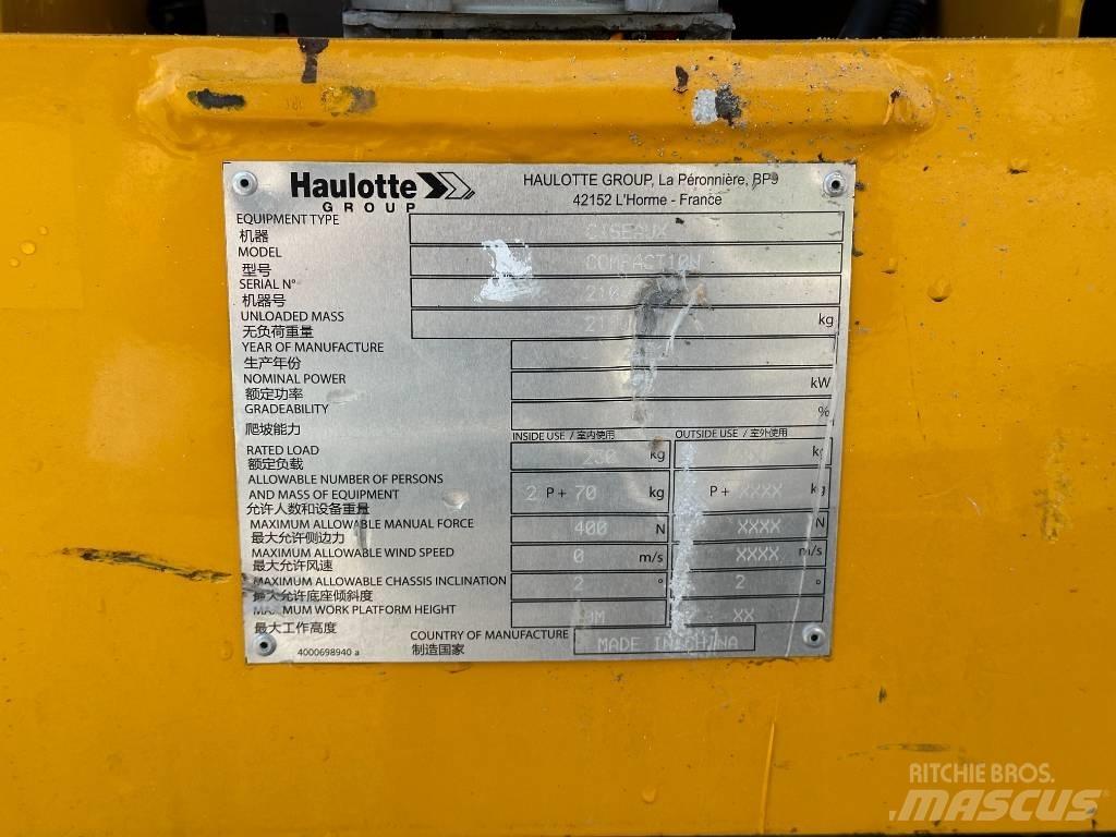 Haulotte COMPACT 10N Nacelle ciseaux