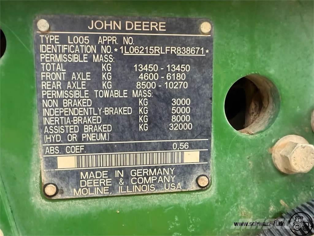John Deere 6215R Tracteur