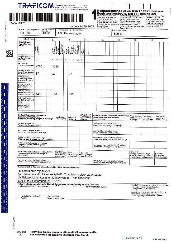 Scania R 500 Camion Fourgon