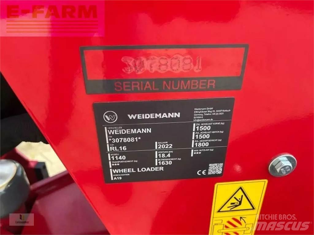 Weidemann 1140 Chargeuse sur pneus