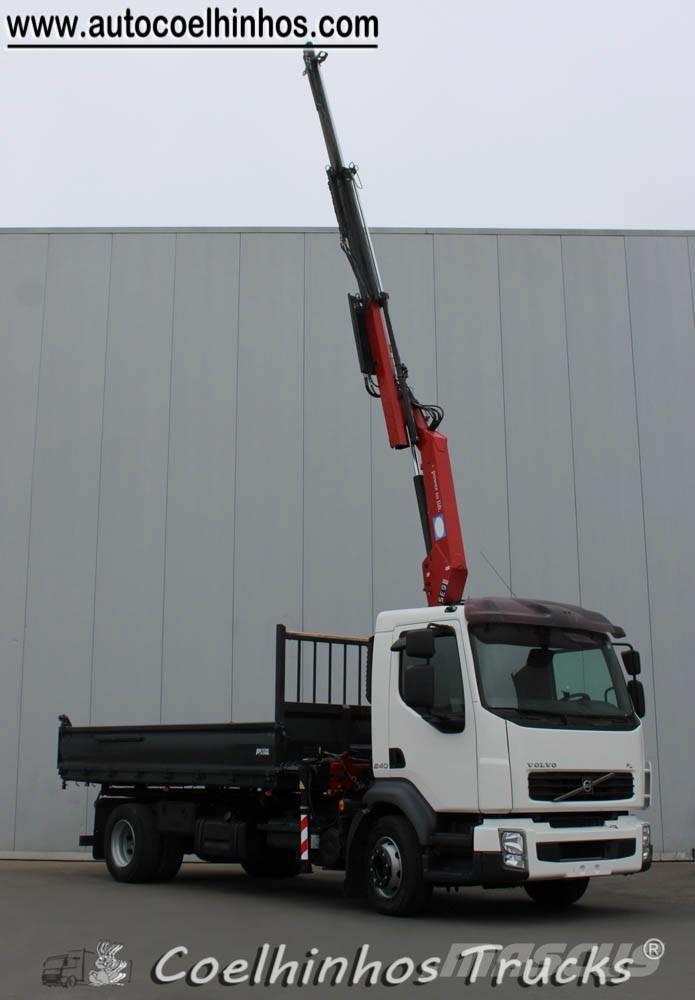 Volvo FL 240 + HMF 635 Camion benne
