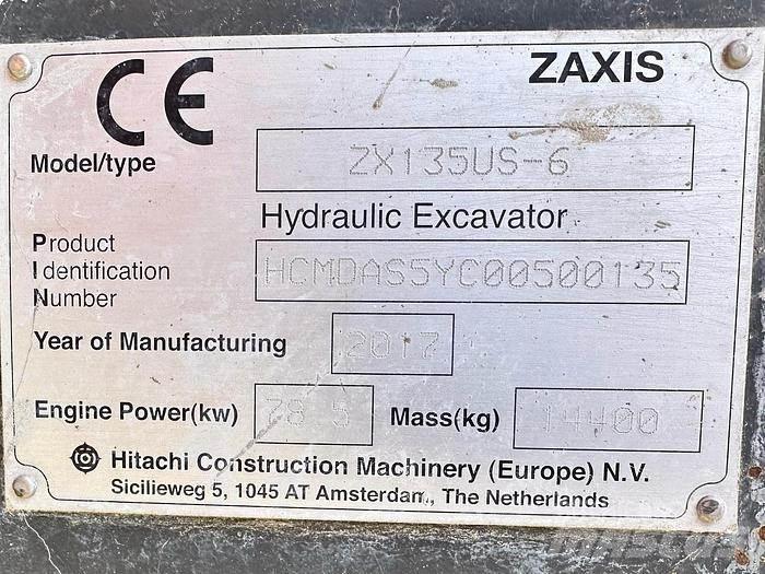 Hitachi ZX135US-6 Pelle spéciale