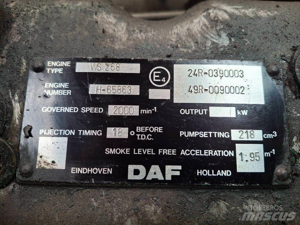 DAF WS268 Moteur