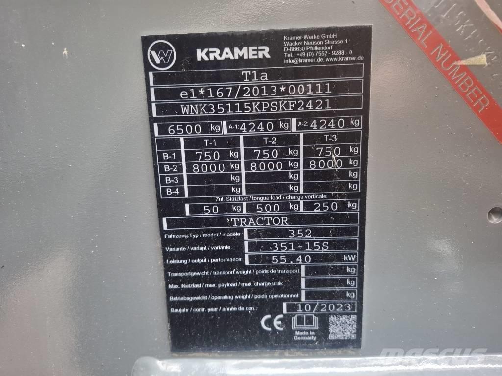 Kramer 8085 MYYTY Chargeuse sur pneus