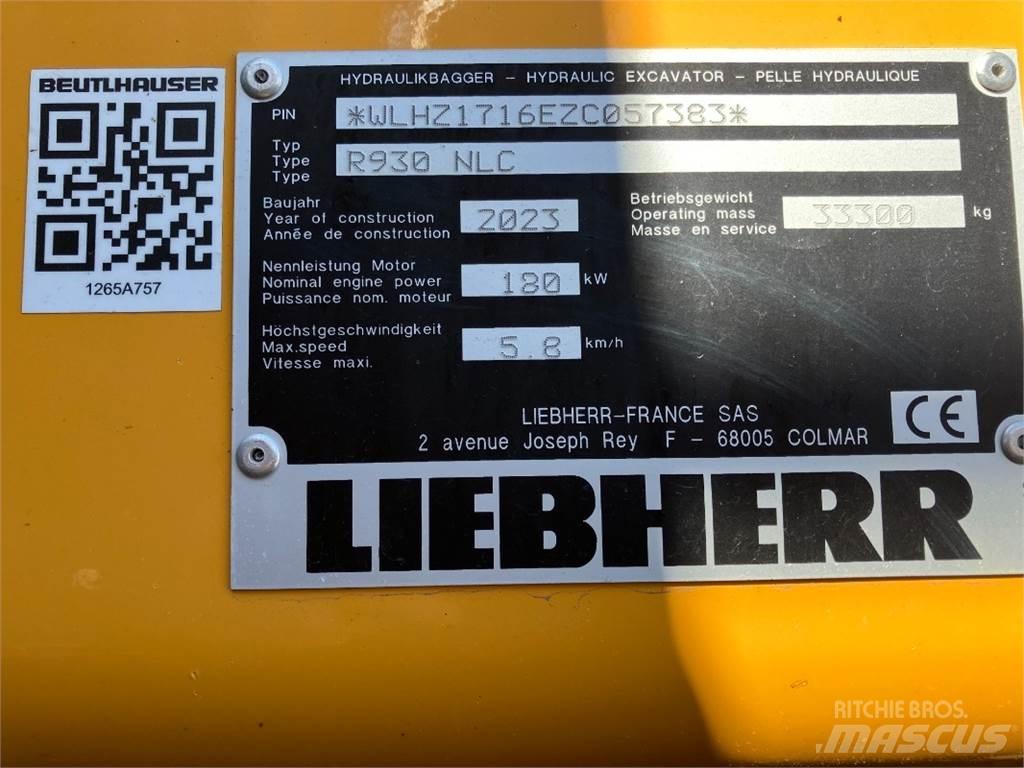 Liebherr R930 Pelle sur chenilles