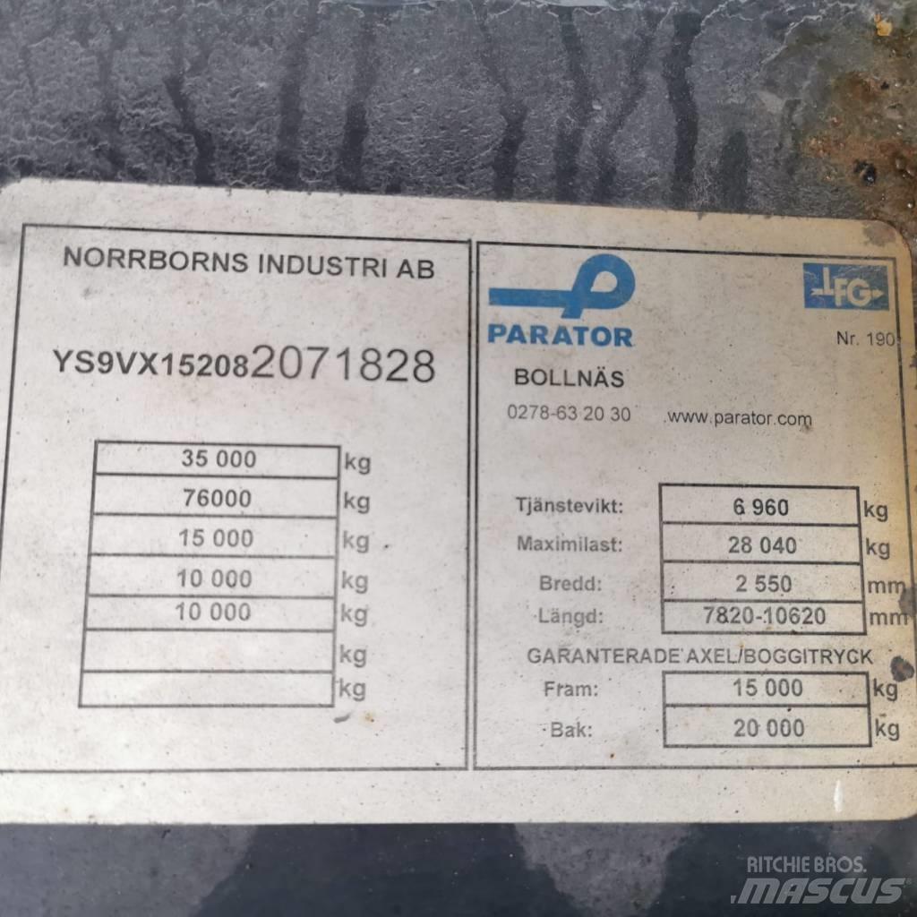 Parator VX 15-20 Remorque Fourgon