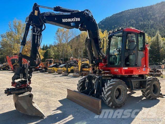 Komatsu PW 118 Pelle sur pneus