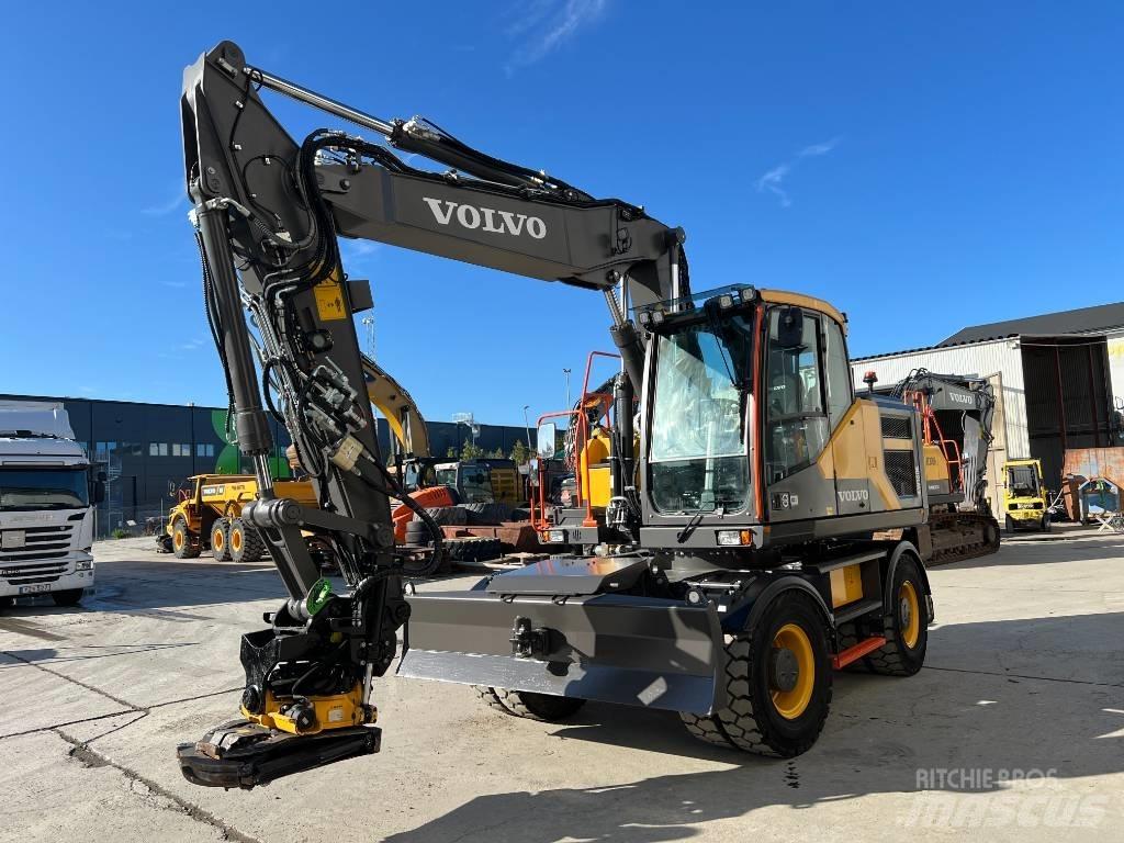 Volvo EW 160 E Pelle sur pneus