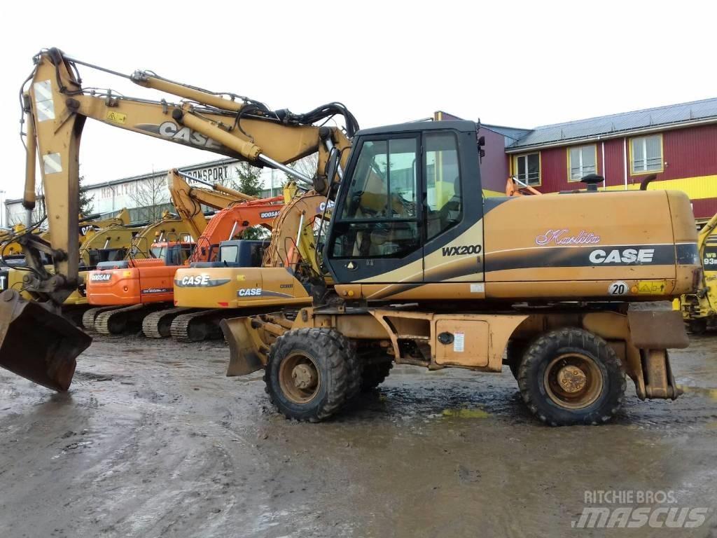 CASE WX 200 Pelle sur pneus