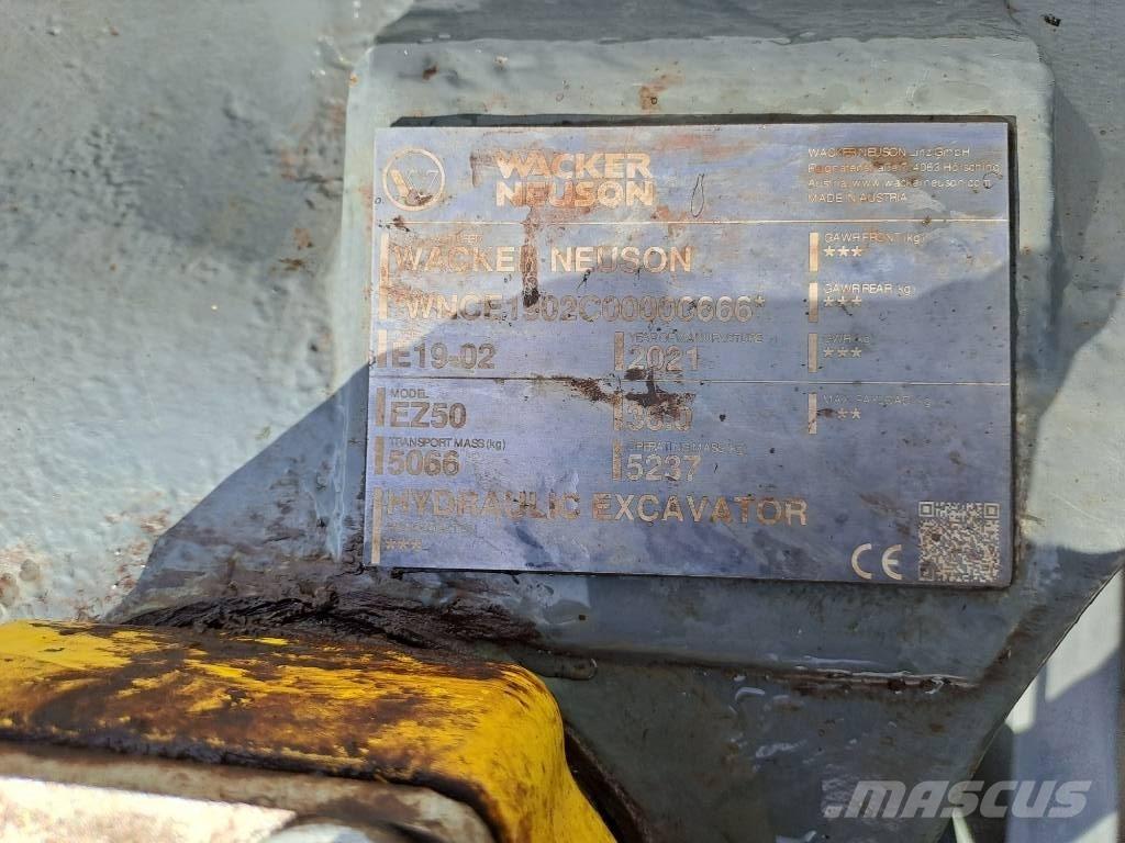 Wacker Neuson EZ50 Pelle sur chenilles