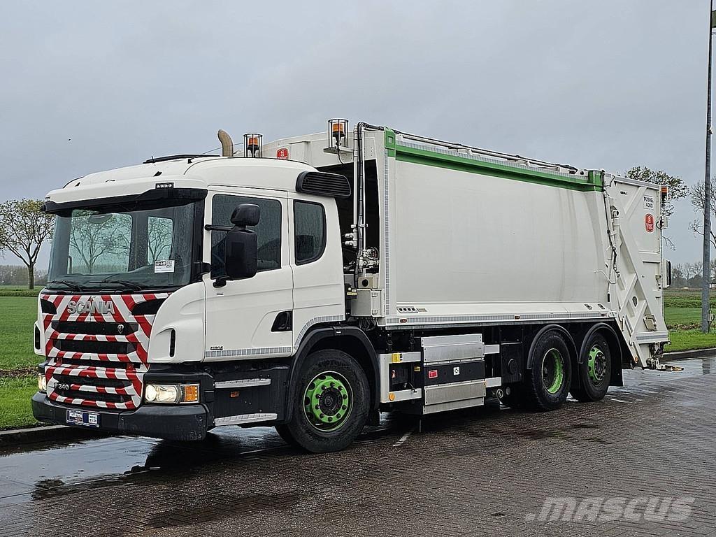 Scania P340 CNG Camion poubelle