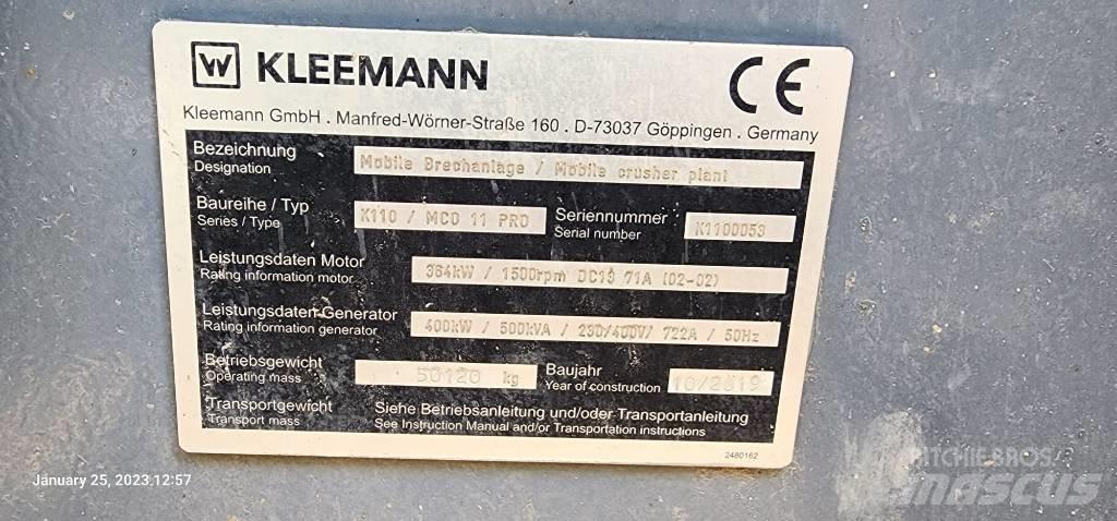 Kleemann MCO 11 PRO Concasseur