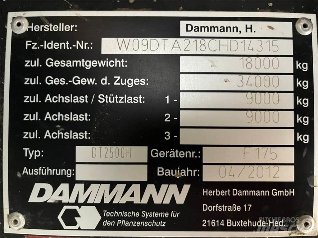 Dammann DT2500H Pulvérisateurs traînés