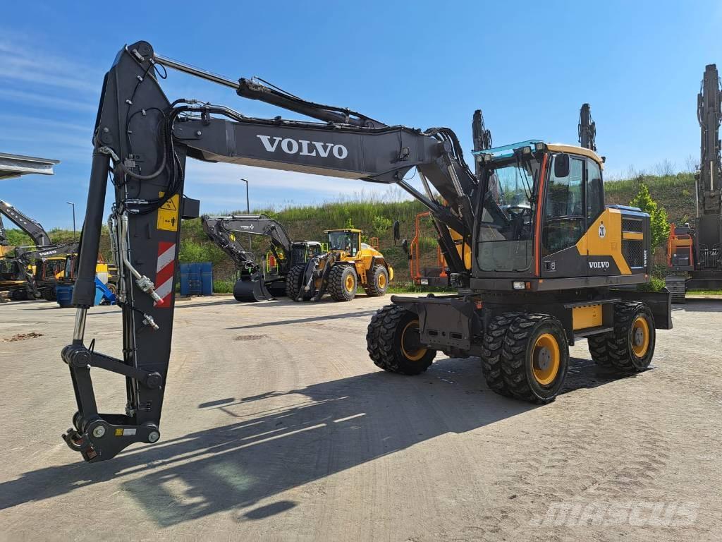Volvo EW 160 E Pelle sur pneus