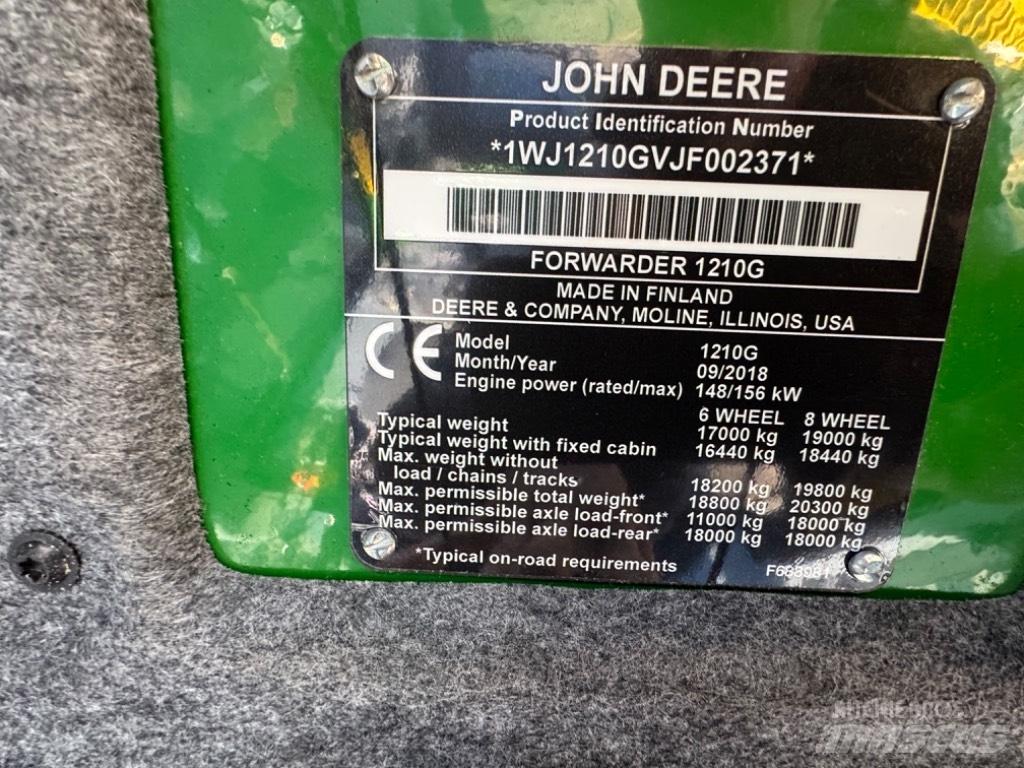 John Deere 1210 G Porteur