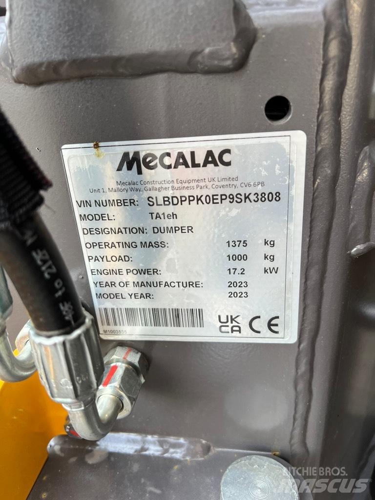 Mecalac TA 1 EH Tombereau articulé