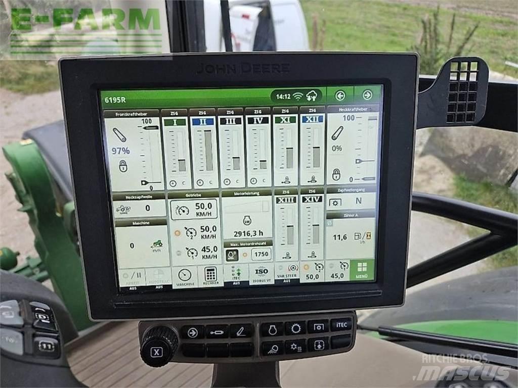 John Deere 6195r Tracteur