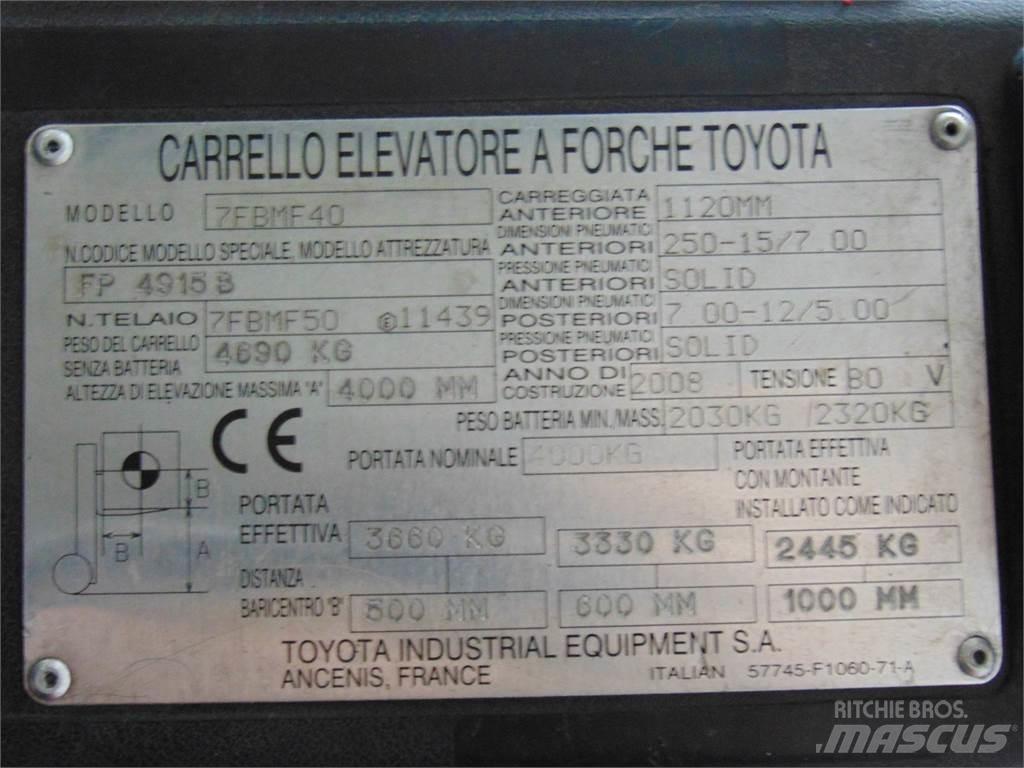 Toyota 7FBMF40 Chariots élévateurs électriques