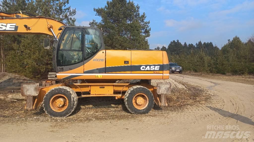 CASE WX 210 Pelle sur pneus