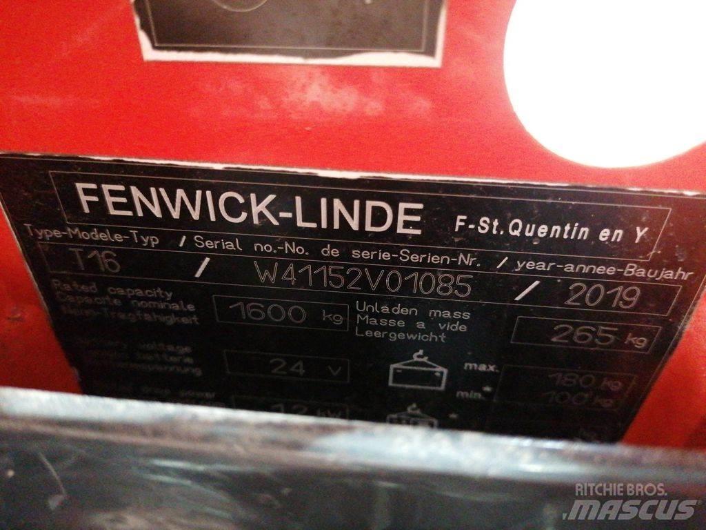 Linde T16 Transpalette accompagnant