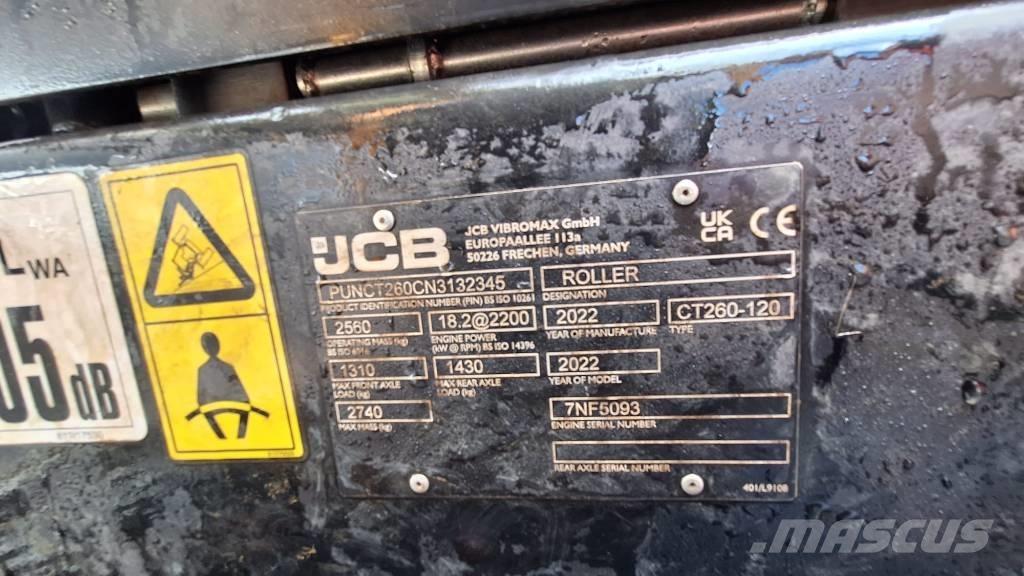 JCB CT 260-120 Rouleaux tandem