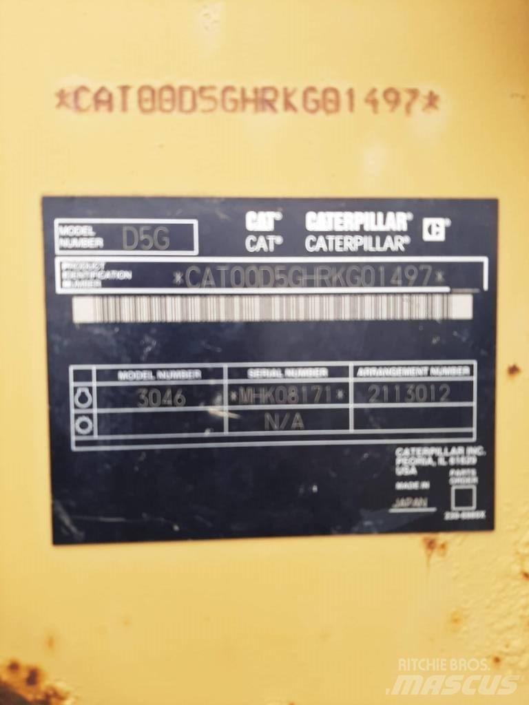 CAT D5GLGP Bouteurs sur chenilles