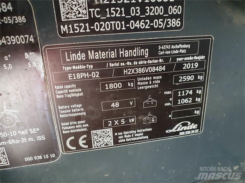 Linde E18PH Chariots élévateurs électriques
