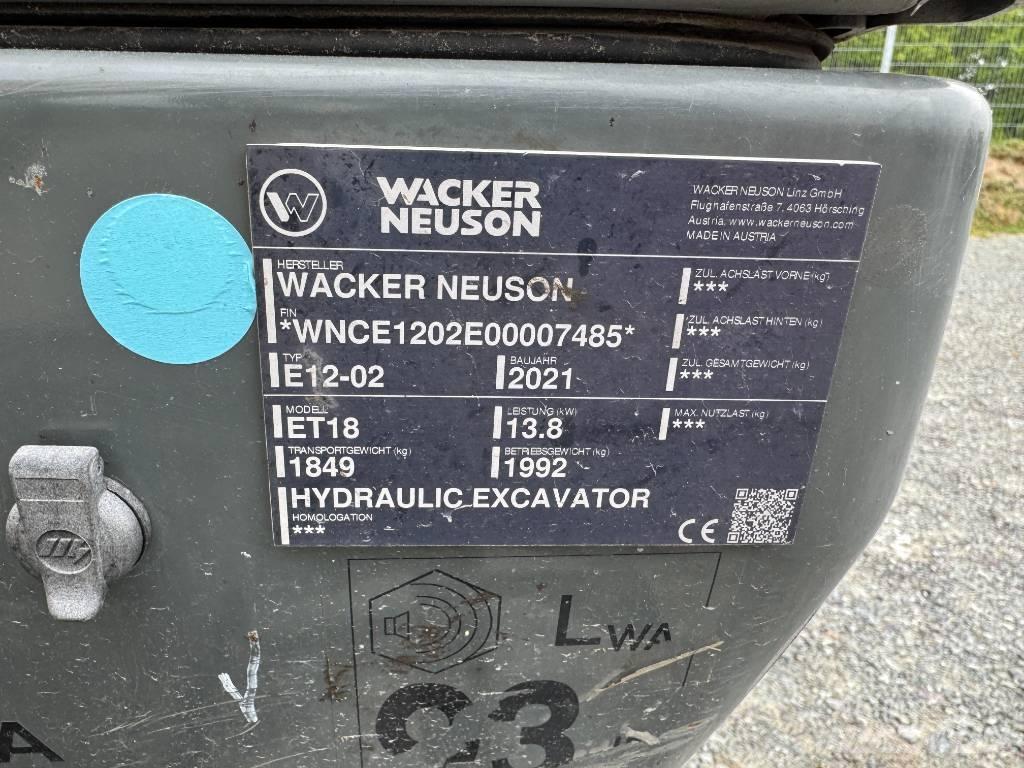 Wacker Neuson ET18 Pelle sur chenilles