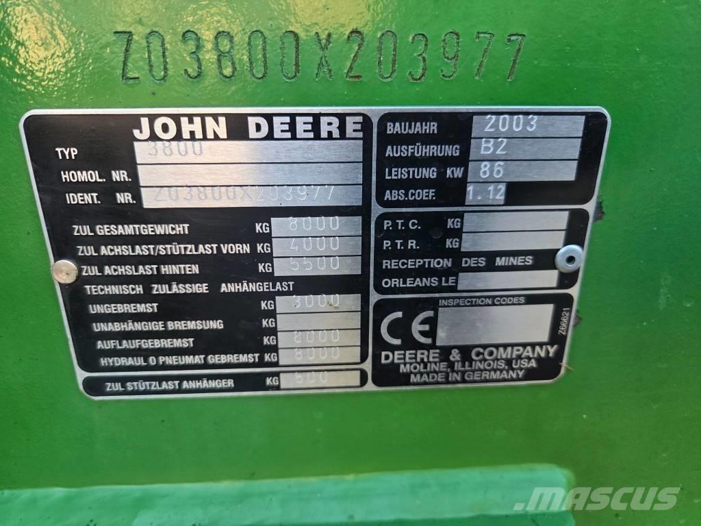 John Deere 3800 Télescopique agricole