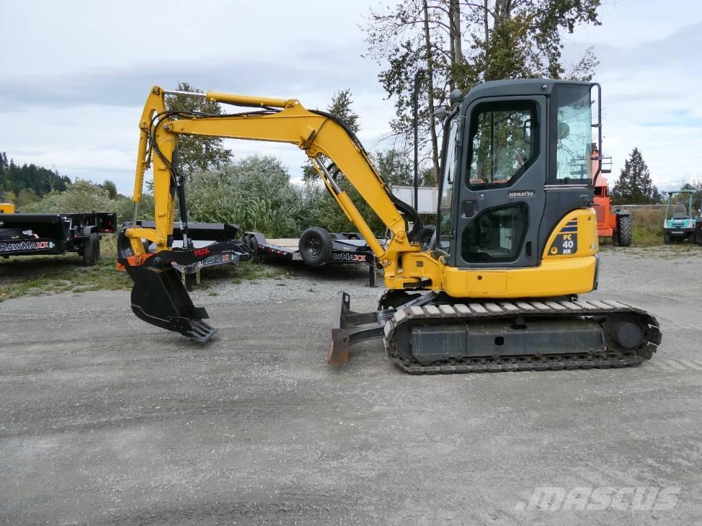 Komatsu PC 40 MR-3 Mini pelle < 7t