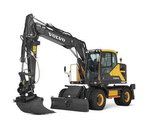 Volvo EWR 150 E Pelle sur pneus