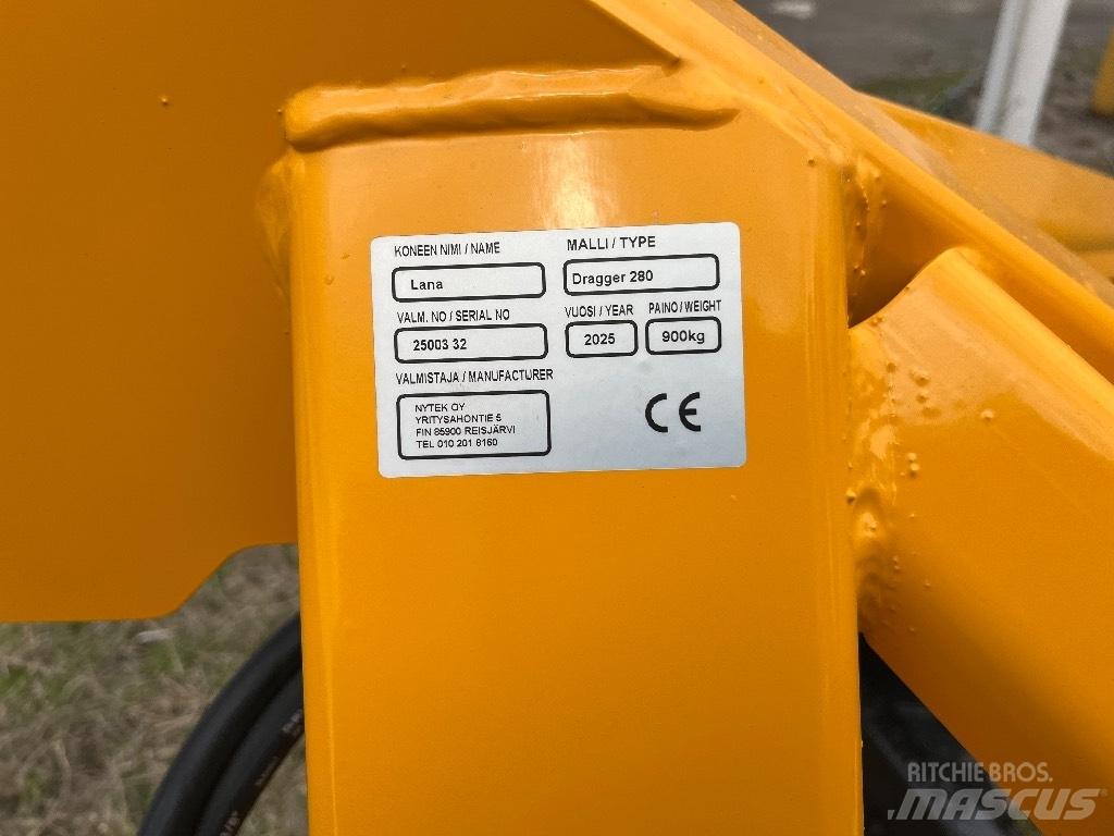 Parko Dragger 280 Niveleuse, lame