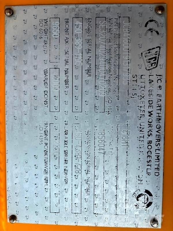 JCB 416 HT Chargeuse sur pneus