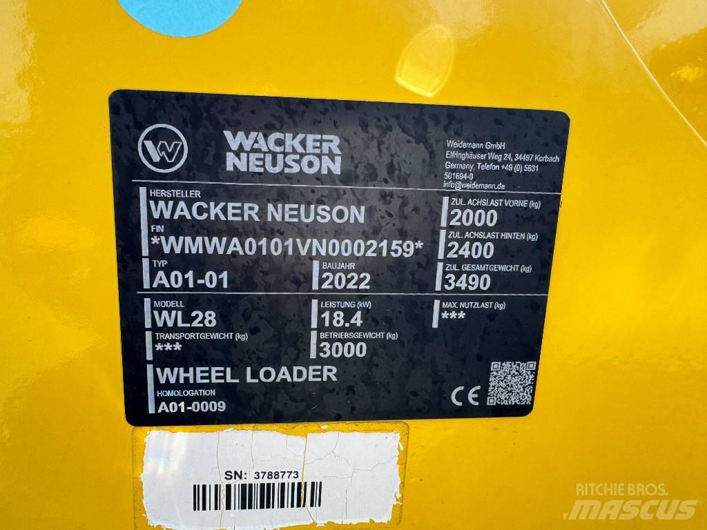 Wacker Neuson WL28 Chargeuse sur pneus