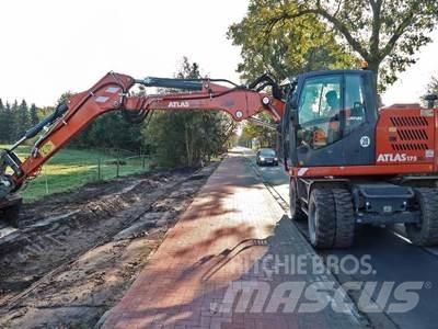 Atlas 175WSR Pelle sur pneus