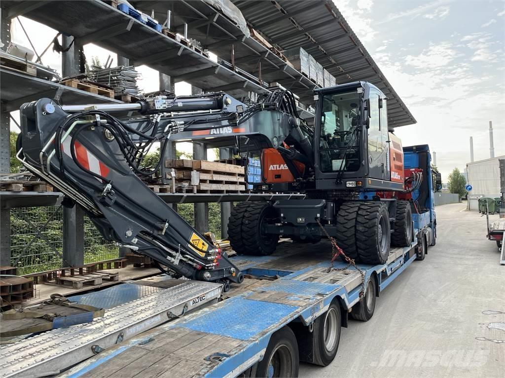 Atlas 175WSR Pelle sur pneus