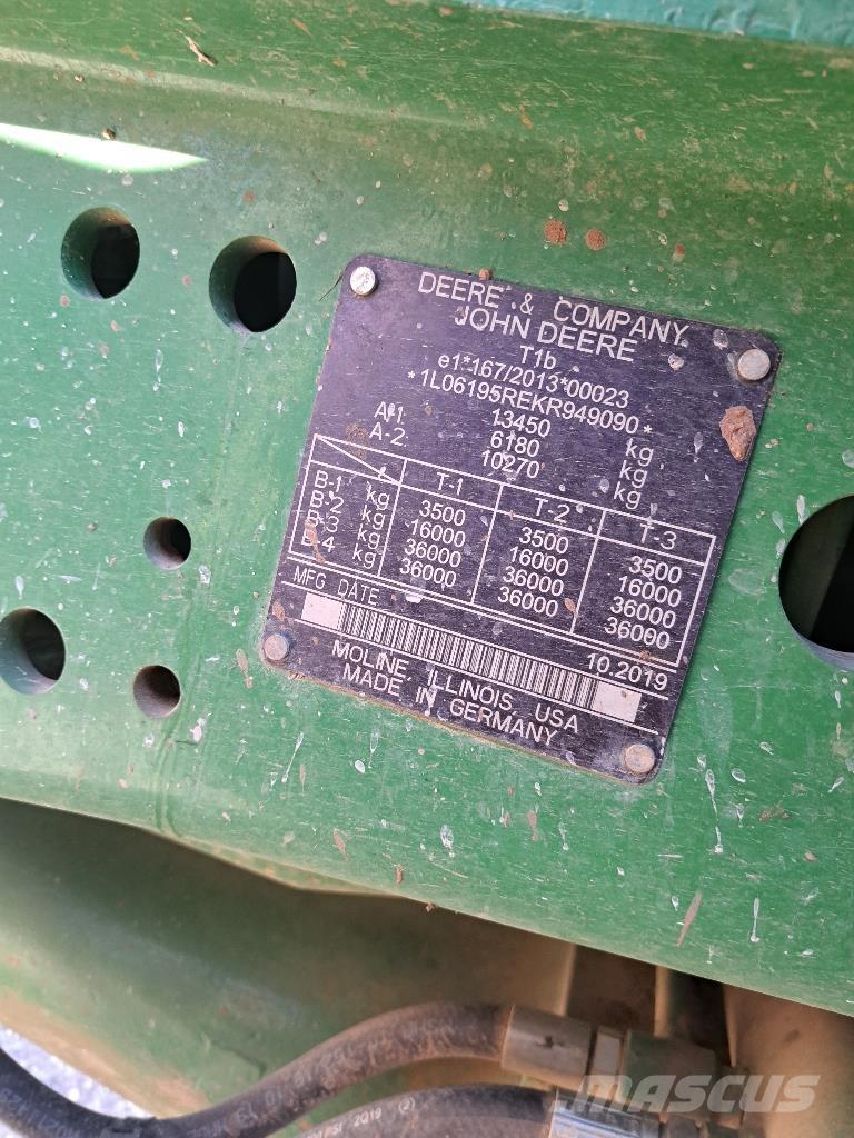 John Deere 6195R Tracteur