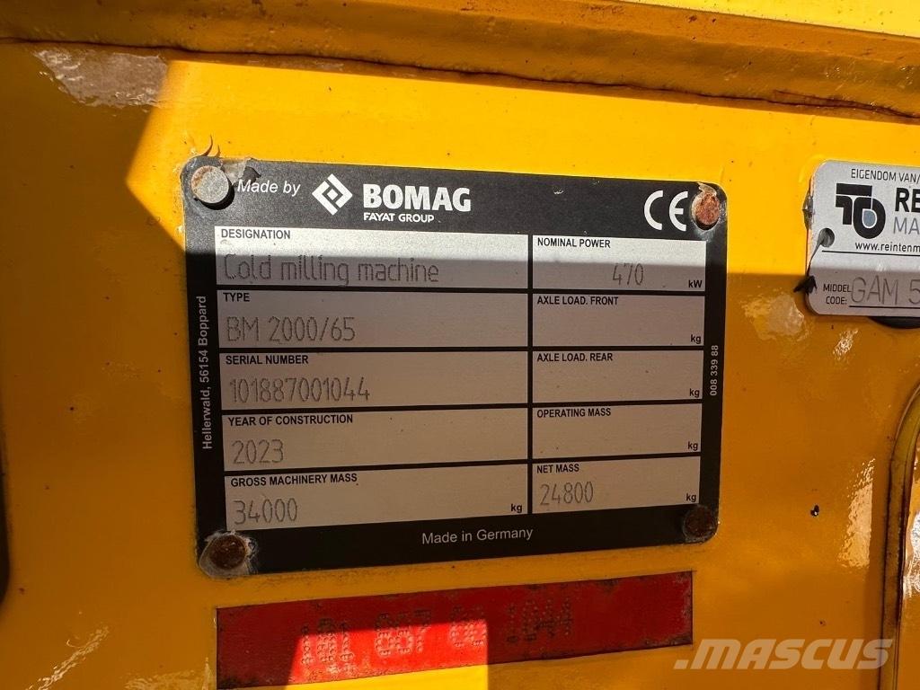 Bomag BM 2000/65 Fraiseuse à froid