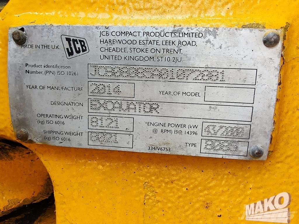 JCB 8085 ZTS Mini pelle 7t-12t