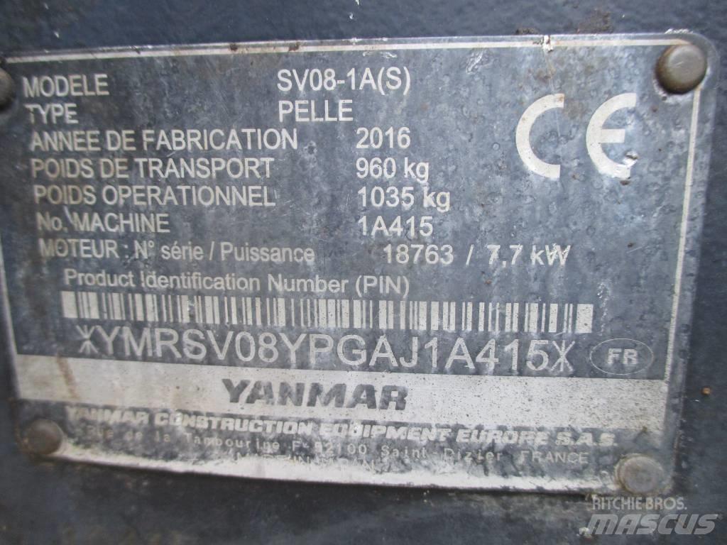 Yanmar SV 08-1 A Mini pelle < 7t