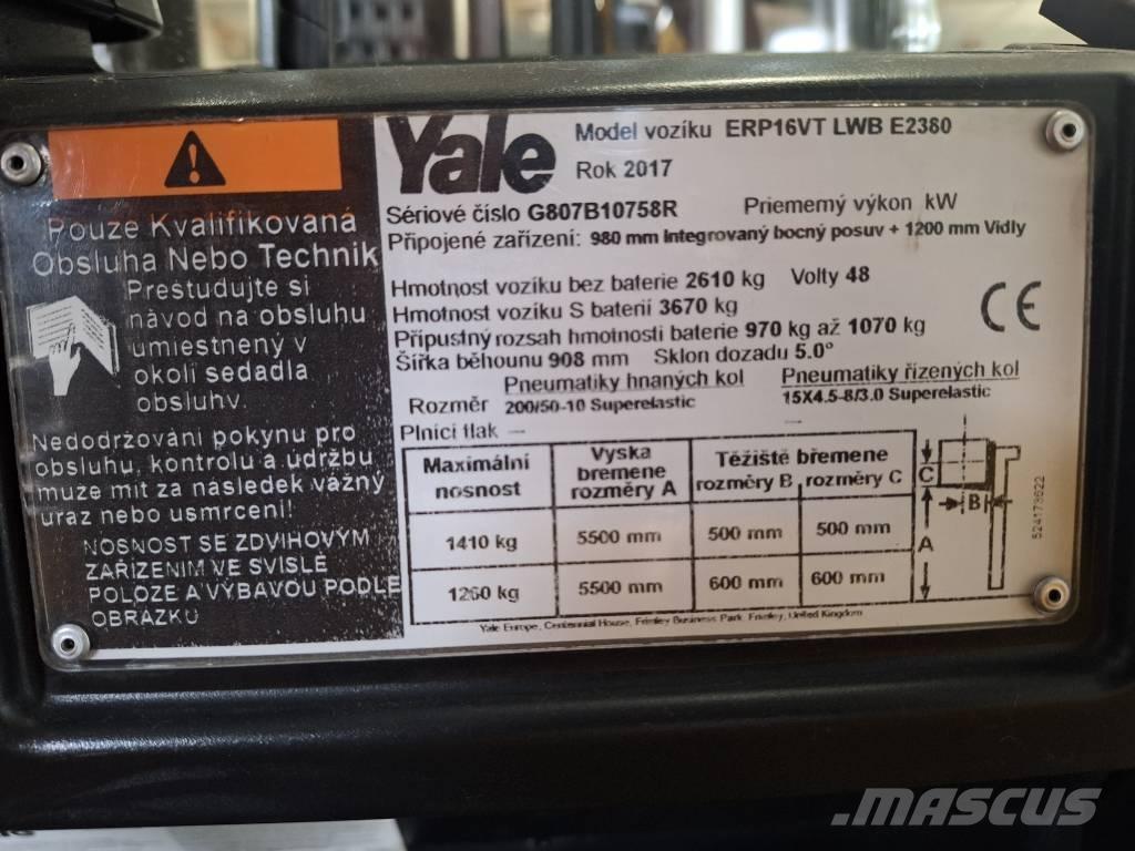Yale ERP 16 VT Chariots élévateurs électriques