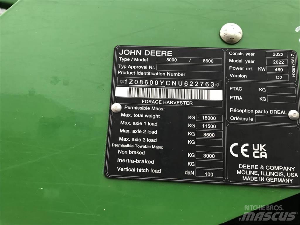 John Deere 8600 Ensileuse automotrice