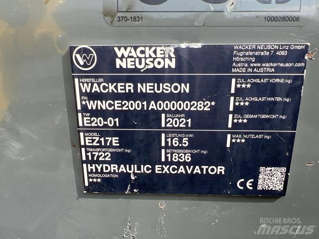 Wacker Neuson EZ17e Pelle sur chenilles